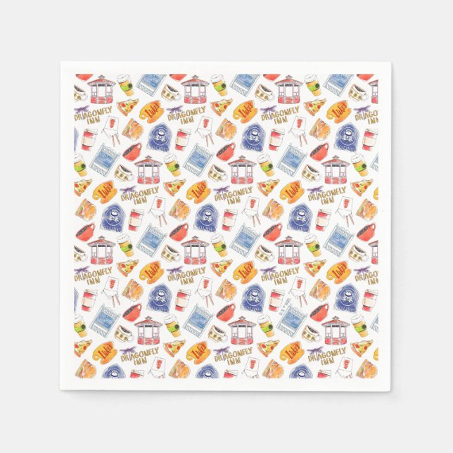 Guardanapo De Papel Chá de Noiva de Gilmore Girl (Frente)