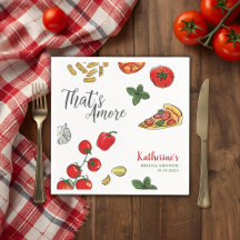 Chá de Noiva de Pizza e Massa Italiana That's Amor
