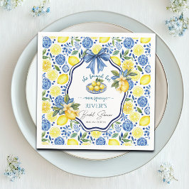 Guardanapo De Papel Chá de Noiva Ela Encontrou Seu Amor