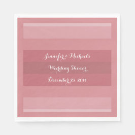 Guardanapo De Papel Chá de Noiva em Rosa Po dusty, Aniversário de Casa