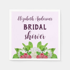 Guardanapo De Papel Chá de Noiva Garden Dahlia