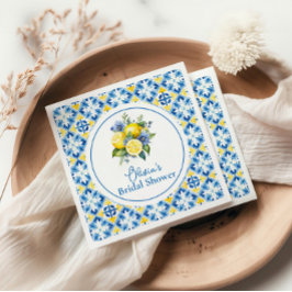 Guardanapo De Papel Chá de Noiva La Dolce Vita Limão