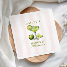 Guardanapo De Papel Chá de Noiva Margs & Matrimony Margarita