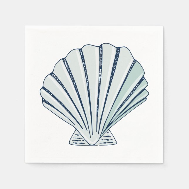 Guardanapo De Papel Chá de Noiva na Praia de Conchas da Costa (Frente)