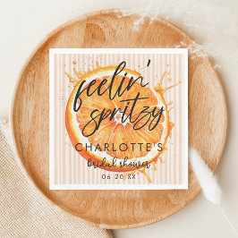 Guardanapo De Papel Chá de Noiva Personalizado Amor à Primeira Spritz