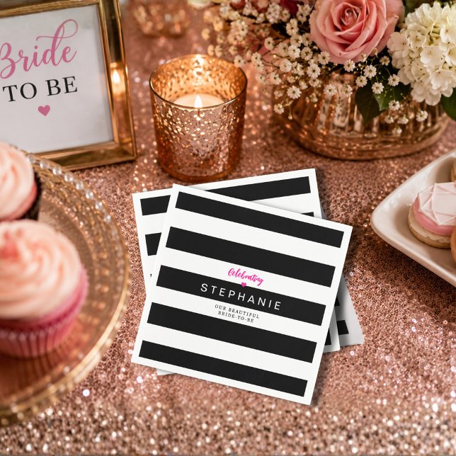 Guardanapo De Papel Chá de Noiva Personalizado com Tema Sephora (Criador carregado)