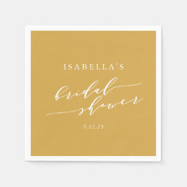 Guardanapo De Papel Chá de panela Amarelo Clássico Minimalista Persona