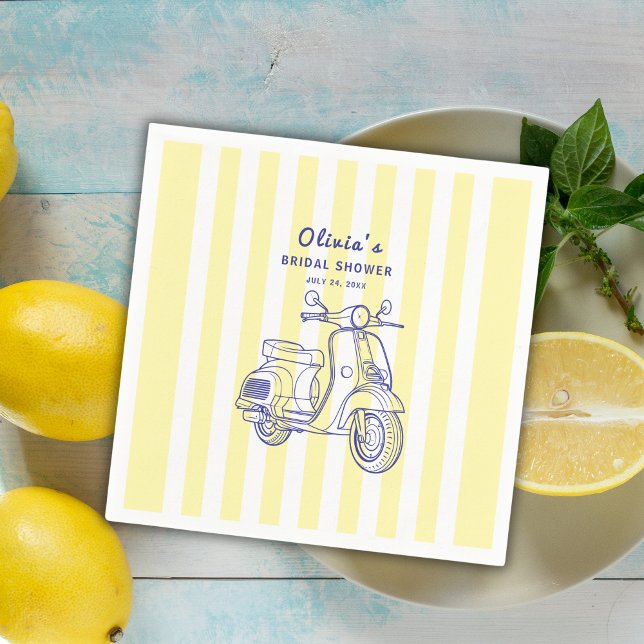 Guardanapo De Papel Chá de panela amarelo-limão italiano Dolce Vita (Criador carregado)