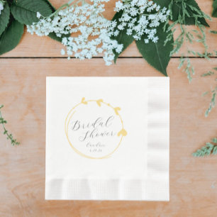 Guardanapo De Papel Chá de panela Amarelo Simples de Ferida do Coração