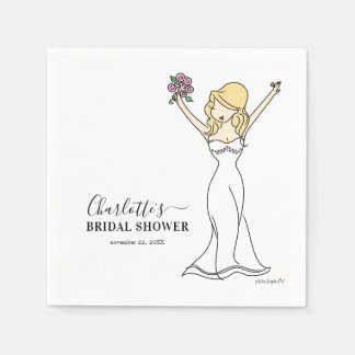 Guardanapo De Papel Chá de panela Avatar Personalizável | Cabelo longo