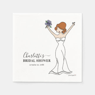 Guardanapo De Papel Chá de panela Avatar Personalizável | Cabelo para 