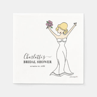 Guardanapo De Papel Chá de panela Avatar Personalizável | Cabelo para 