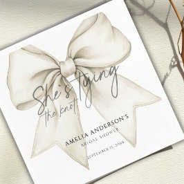 Guardanapo De Papel Chá de panela branco do Arco Casando