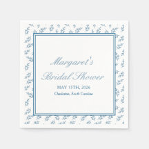 Chá de panela Clássico Elegante do Jardim Azul-ete