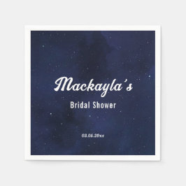 Guardanapo De Papel Chá de panela das Luzes das Estrelas e das Cordas