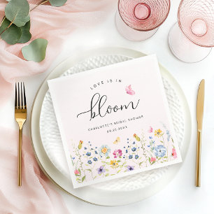 Guardanapo De Papel Chá de panela de Aquarela Floral Rosa Elegante