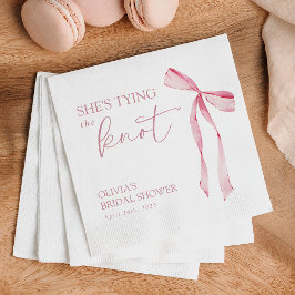 Guardanapo De Papel Chá de panela de Arco de coquete de Casando