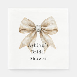 Guardanapo De Papel Chá de panela de Arco de Grelha de Chic Cream Silv