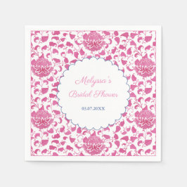 Guardanapo De Papel Chá de panela de Chinoiserie Floral Girly