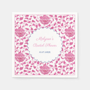 Guardanapo De Papel Chá de panela de Chinoiserie Floral Girly