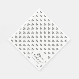 Guardanapo De Papel Chá de panela de diamante preto