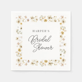 Guardanapo De Papel Chá de panela de flor selvagem