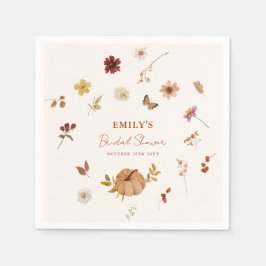 Guardanapo De Papel Chá de panela de Flor Selvagem de Abóbora