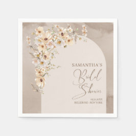 Guardanapo De Papel Chá de panela de Frame de Arca de Marfim de Flores