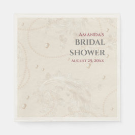 Guardanapo De Papel Chá de panela de Joias Pérolas