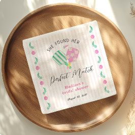 Guardanapo De Papel Chá de Panela de Noiva Perfect Match Pickleball