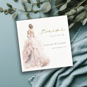 Guardanapo De Papel Chá de panela de Palhaço de Casamento Moderno em W