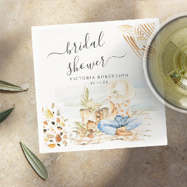 Guardanapo De Papel Chá de panela de praia tropical