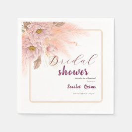 Guardanapo De Papel Chá de panela de relva rosa-rosado moderno