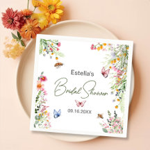 Chá de panela de Script de Flores Selvagens Modern