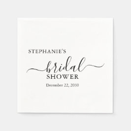 Guardanapo De Papel Chá de panela de Script Minimalista Simples