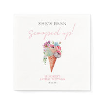 Chá de panela de Sorvete Floral Escopado para Cima