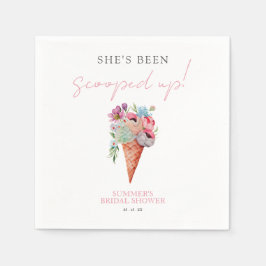 Guardanapo De Papel Chá de panela de Sorvete Floral Escopado para Cima