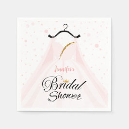 Guardanapo De Papel Chá de panela de vestidos Dourados e cor-de-rosa c