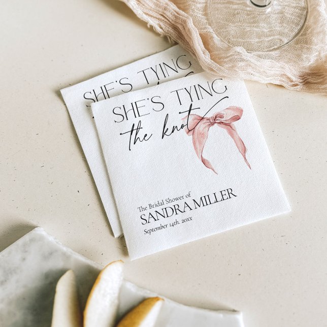 Guardanapo De Papel Chá de panela do Arco do Pink do Casando (Criador carregado)