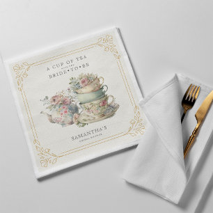 Guardanapo De Papel Chá de panela do Partido do Tea Elegante Vintage