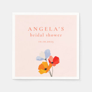 Guardanapo De Papel Chá de panela Floral Bold Poppy