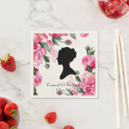 GUARDANAPO DE PAPEL CHÁ DE PANELA FLORAL BRIDGERTON