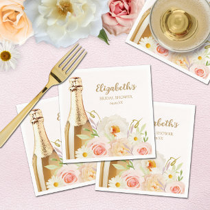 Guardanapo De Papel Chá de panela Floral Brunch e Bubble