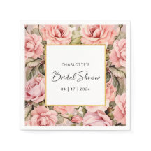 Chá de panela Floral de Aquarela Rosa