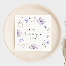 Guardanapo De Papel Chá de panela Floral lavanda Violeta Roxo