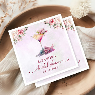 Guardanapo De Papel Chá de panela Floral Rosa