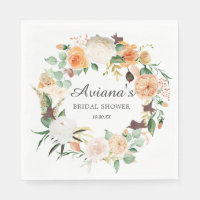 Chá de panela Floral Russo Autumn Obrigado