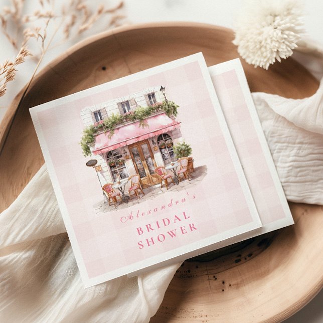 Guardanapo De Papel Chá de panela francês do café (Criador carregado)