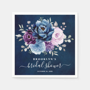 Guardanapo De Papel Chá de panela Lilac Marinho Roxo Dusty Azul 