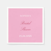 Chá de panela Magenta Rosa Napkins